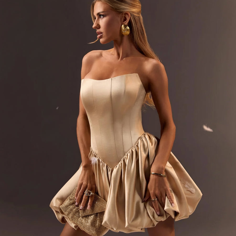 Robe de Gala "Éclat d'Or"
